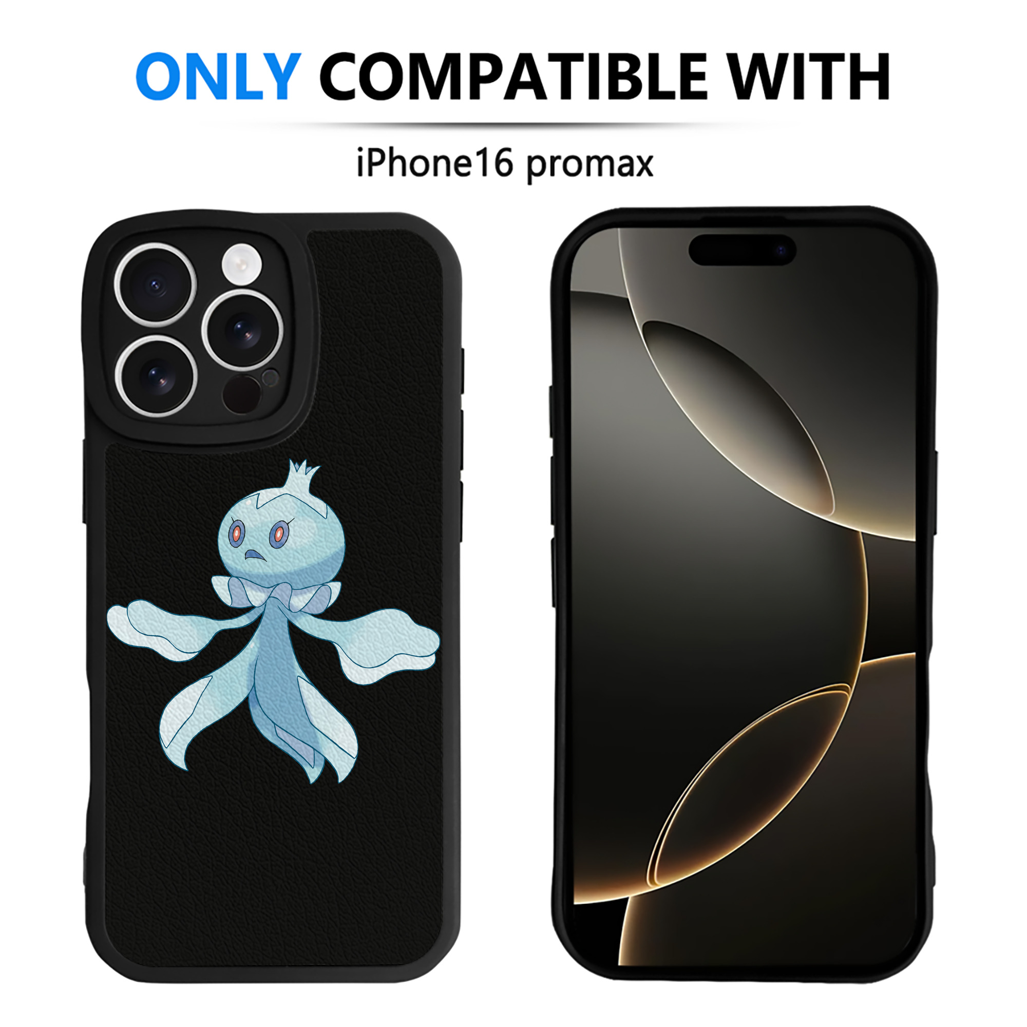 （画像用） ポケットモンスター Pokémon 【iPhone 16シリーズ対応】シリコンスマホケース（レザー調） 材質：シリコン